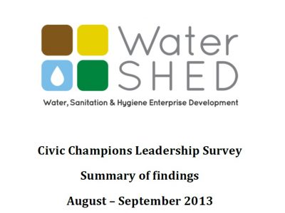 2013-11-06 Civic Champions Leadership Survey